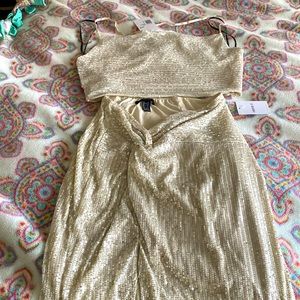 NWT 2 Piece Forever21 Sequin Set
